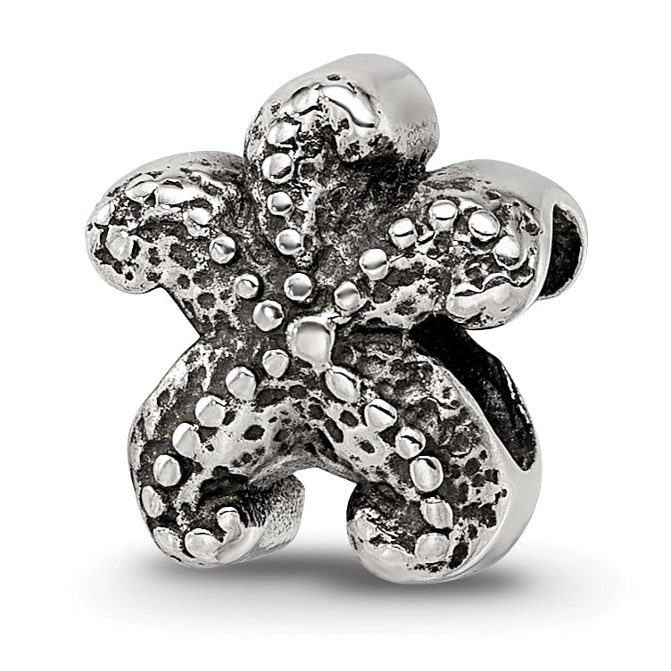 Sterling Silver Reflections Starfish Bead