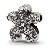 Sterling Silver Reflections Starfish Bead