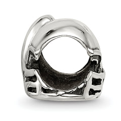 Sterling Silver Reflections Football Helmet Bead