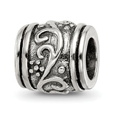 Sterling Silver Reflections Floral Bead