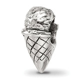 Sterling Silver Reflections Ice Cream Cone Bead
