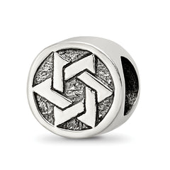 Sterling Silver Reflections Star of David Bead