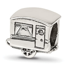 Sterling Silver Reflections Camper Trailer Bead