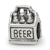 Sterling Silver Reflections 6-pack Beer Bead