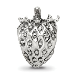 Sterling Silver 925 Strawberry Bead with Antiqued Finish Solid Craftsmanship