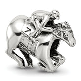 Sterling Silver Reflections Race Horse Bead