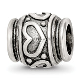 Sterling Silver Reflections Heart Bead
