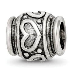 Sterling Silver Reflections Heart Bead