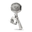 Sterling Silver Reflections Baseball Glove & Bat Dangle Bead