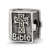Sterling Silver Reflections Marcasite Cross Bible Bead