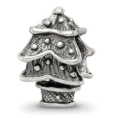 Sterling Silver Reflections Christmas Tree Bead