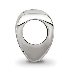 Sterling Silver 925 True Love Bead with Antiqued Finish Solid