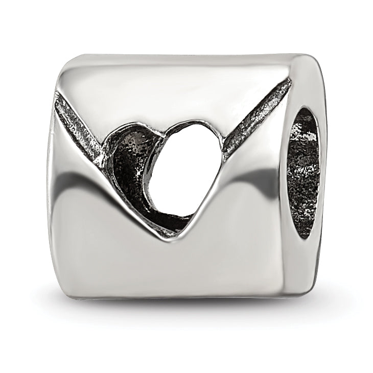 Sterling Silver Reflections Love Note Bead