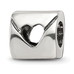 Sterling Silver Reflections Love Note Bead