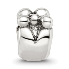 Sterling Silver 925 Family of 5 Bead with Antiqued Finish Solid Cast