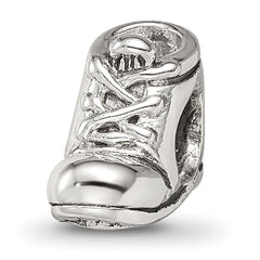 Sterling Silver Reflections Baby Shoe Bead