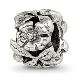 Sterling Silver Reflections Floral Bead