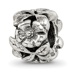 Sterling Silver Reflections Floral Bead