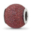 Sterling Silver Reflections Purple Laser Cut Bead