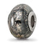 Sterling Silver Reflections Grey w/Platinum Foil Ceramic Bead