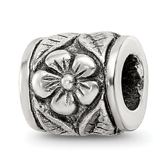 Sterling Silver Reflections Floral Bead