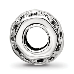 Sterling Silver 925 Polished Bali Bead with 10mm Solid Cast Design