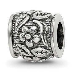Sterling Silver Reflections Floral Bead