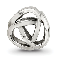 Sterling Silver 925 Antiqued Bali Bead with Fancy Design 10mm