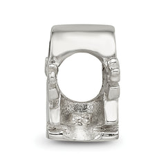 Sterling Silver 925 Enameled Blue Dress Girl Bead Vintage-Inspired Gift