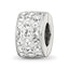 Sterling Silver Reflections Clear Preciosa Crystal Bead