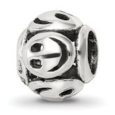 Sterling Silver Reflections Smiley Faces Bead