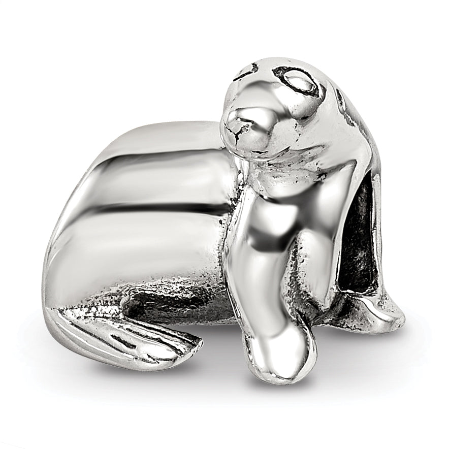 Sterling Silver Reflections Sea Lion Bead