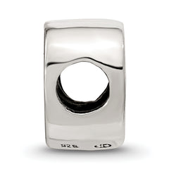 Sterling Silver 925 Mom Heart Bead with Antiqued Finish Elegant Gift Ready Design