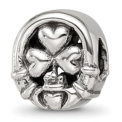 Sterling Silver Reflections Three Leaf Clover Bead