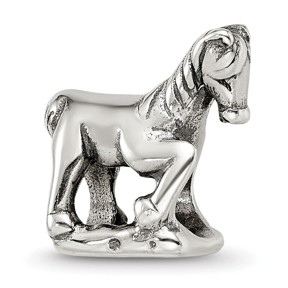 Sterling Silver Reflections Horse Bead