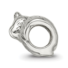 Sterling Silver 925 Koala Bead with Antiqued Finish Solid Design