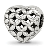 Sterling Silver Reflections Heart Bead