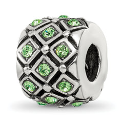 Sterling Silver Reflections August Preciosa Crystal Bead