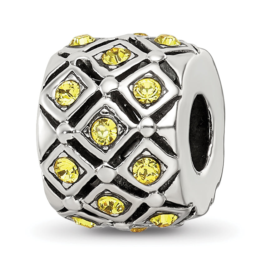 Sterling Silver Reflections November Preciosa Crystal Bead