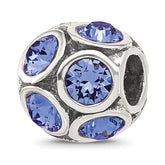 Sterling Silver Reflections September Preciosa Crystal Bead