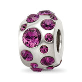 Sterling Silver Reflections February Preciosa Crystal Bead