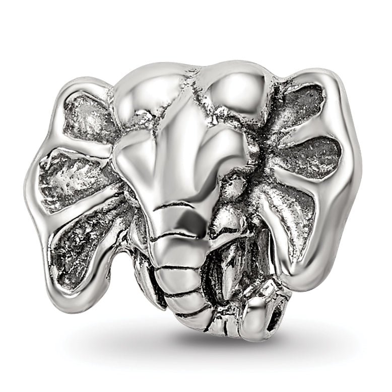 Sterling Silver Reflections Elephant Bead