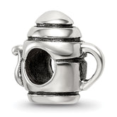 Sterling Silver Reflections Teapot Bead