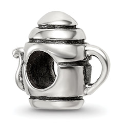 Sterling Silver Reflections Teapot Bead