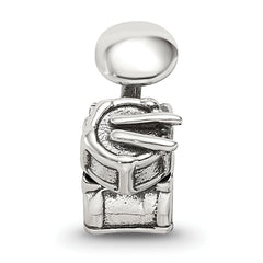 Sterling Silver 925 Drum Set Themed Bead with Antique Finish