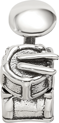 Sterling Silver 925 Drum Set Themed Bead with Antique Finish