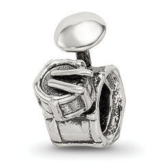 Sterling Silver Reflections Drum Set Bead