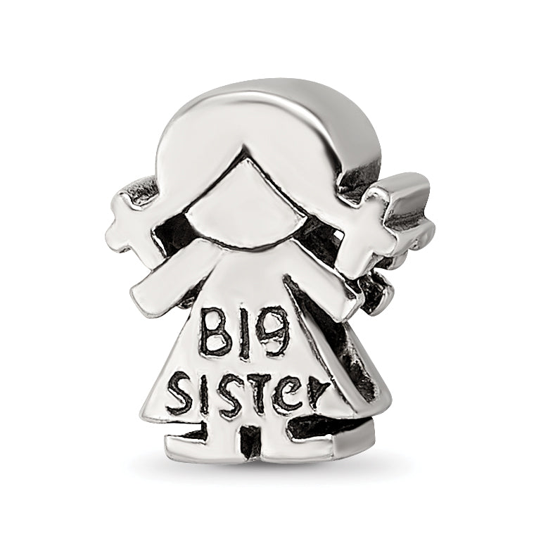 Sterling Silver Reflections Kids Big Sister Bead