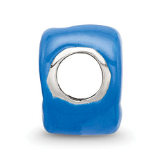 Sterling Silver 925 Kids Heart Bead with Enamel Sunshine Design by Sophia Jewelers