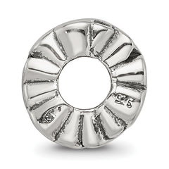 Sterling Silver 925 Hearts Bead Elegant Solid Casted Design by Sophia Jewelers